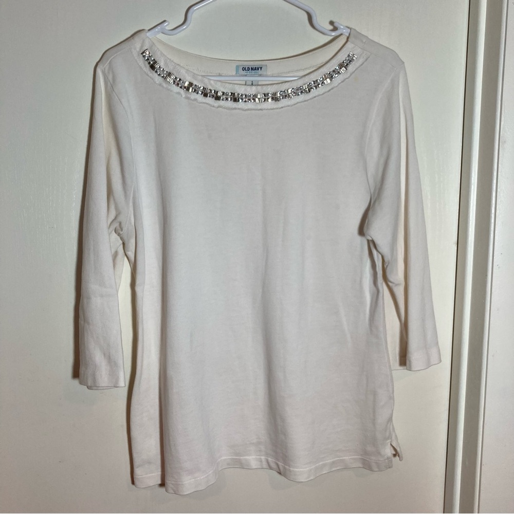 Old Navy jeweled top‎ Large